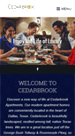 Mobile Screenshot of cedarbrookapts.com